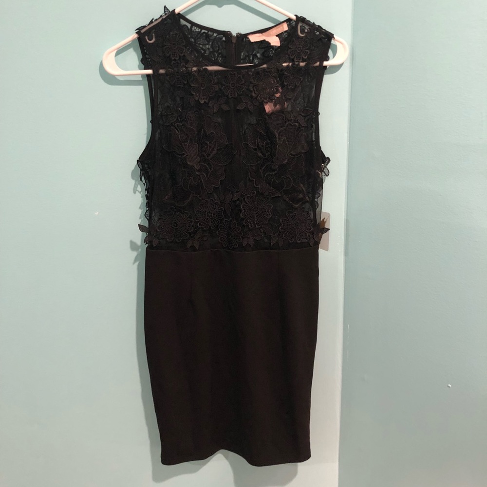 NWT Forever 21 Floral Black Dress